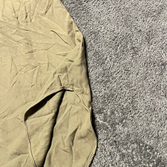 Anthropologie Cloth & Stone Short Sleeve T Shirt Dress Medium V Neck Beige - Picture 2 of 8